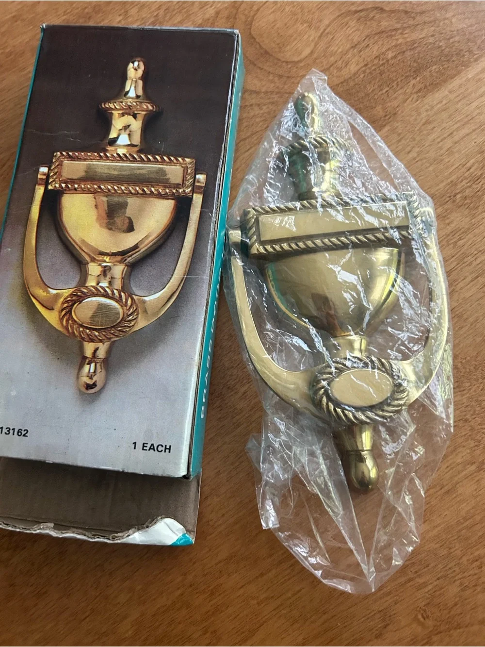 Classic Brass Door Knocker Wall Decor